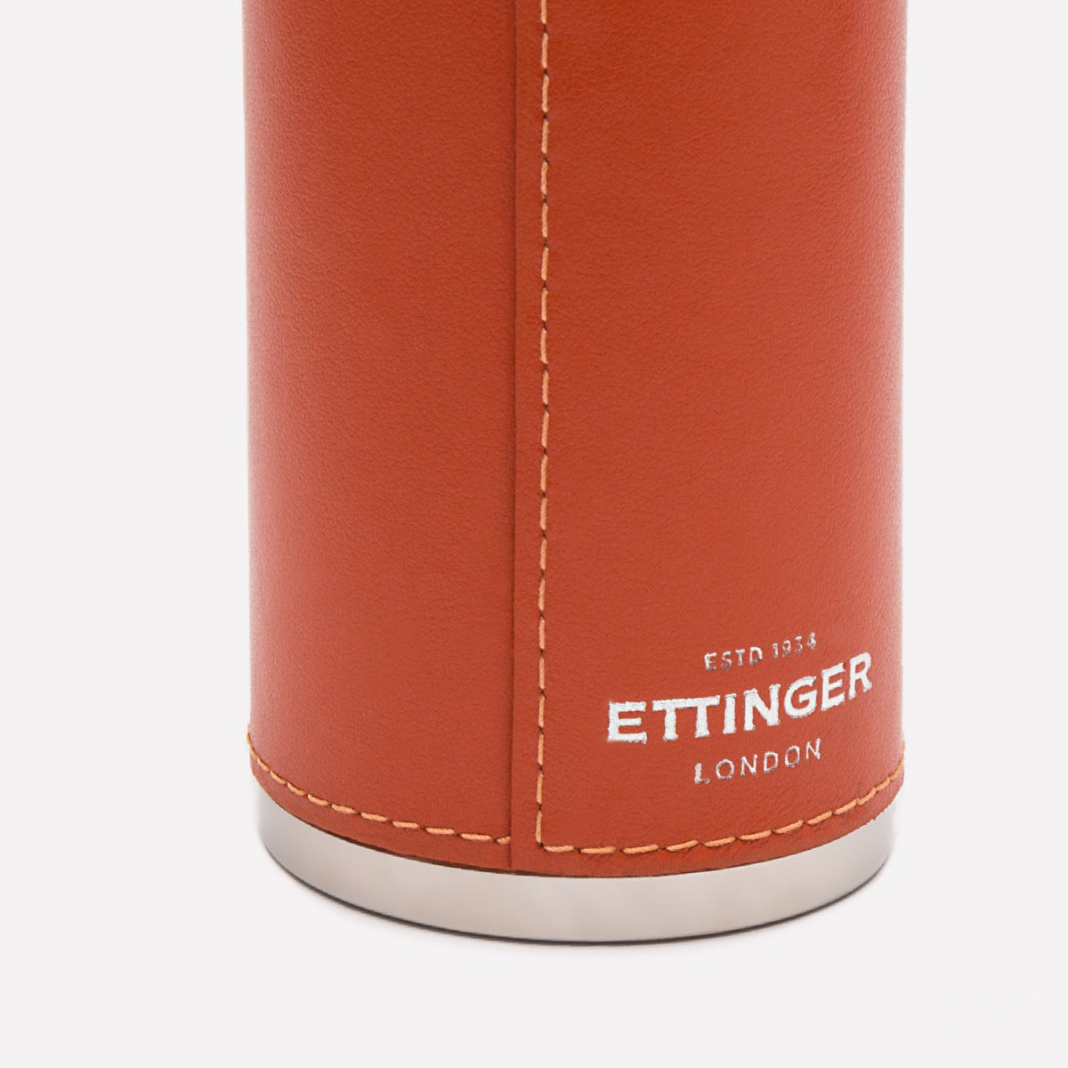 Ettinger Sterling 8oz Hunter Flask with 4 Cups – Orange