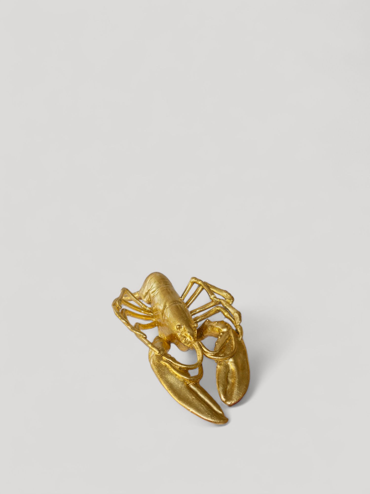 Lobster - Ceramic Gold Plated - Cigale &  Fourmi