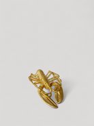 Lobster - Ceramic Gold Plated - Cigale &  Fourmi
