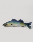 Fayence Fish Sculpture - Blue Yellow - Cigale &  Fourmi