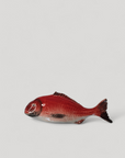 Fayence Fish Sculpture - Red - Cigale &  Fourmi