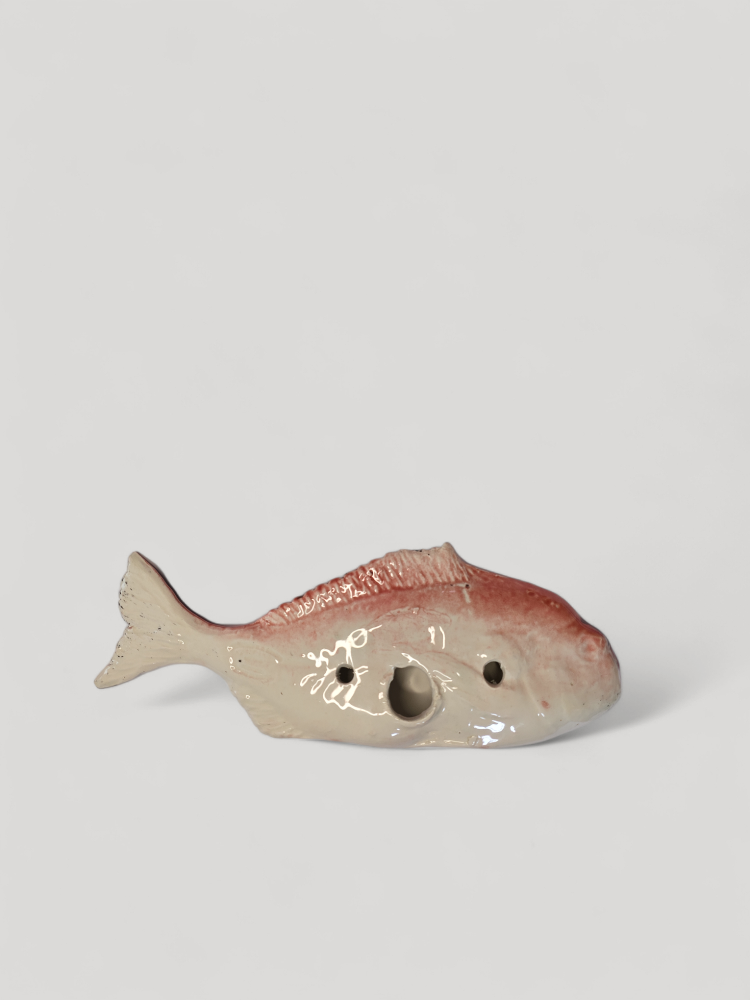 Fayence Fish Sculpture - Red - Cigale &amp;  Fourmi