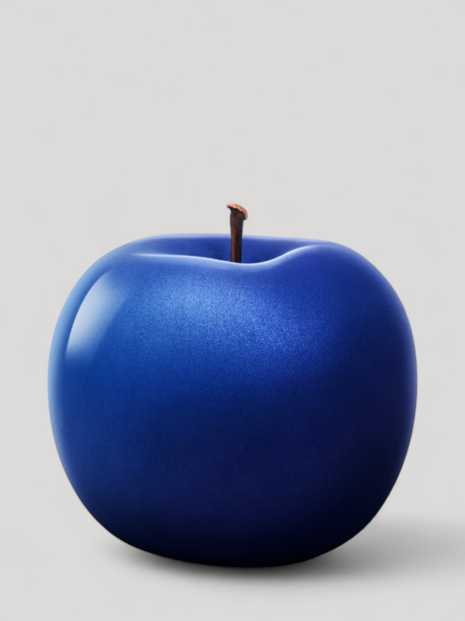 Apple Statue - Metallic Blue - Cigale &amp;  Fourmi