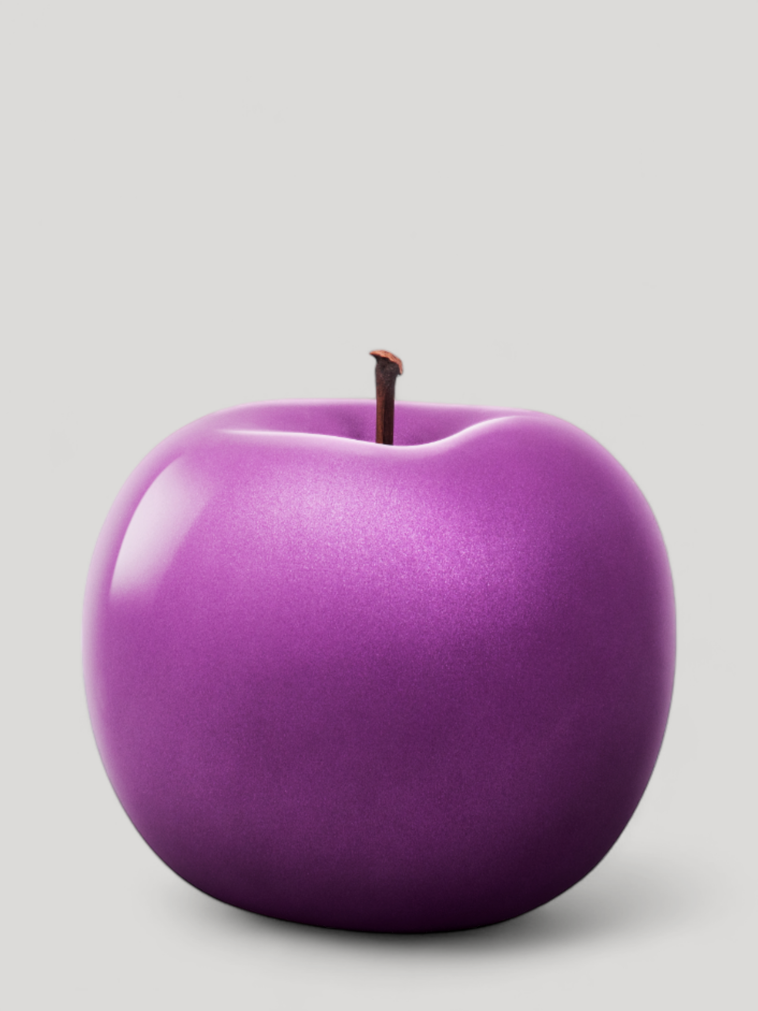 Apple Statue - Metallic Purple - Cigale &amp;  Fourmi