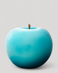 Apple Statue - Turquoise Glazed - Cigale &  Fourmi