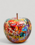 Apple Statue - Graffiti - Cigale &  Fourmi