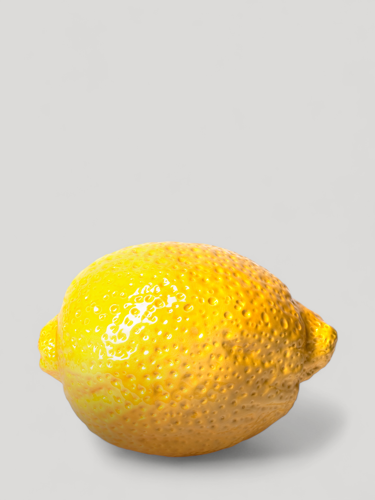 Lemon Statue - Yellow - Cigale &  Fourmi