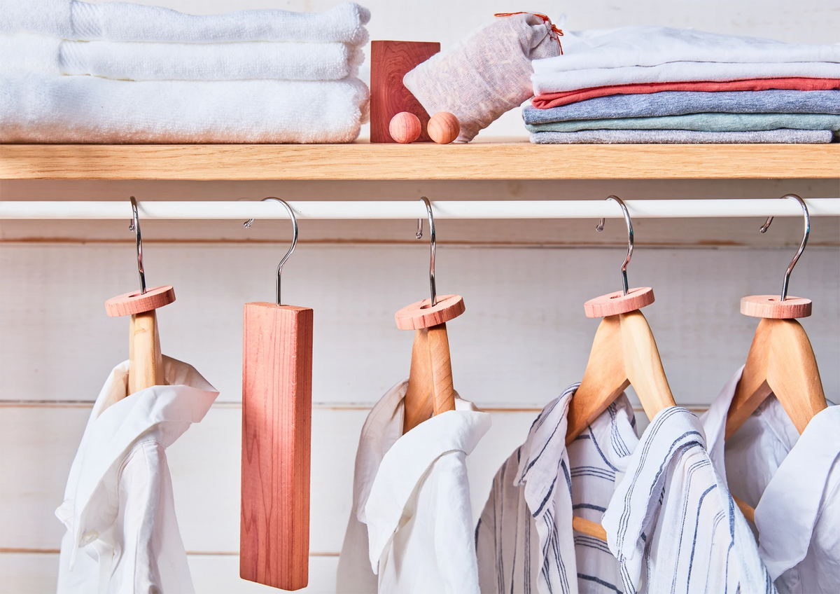 Red Cedar Cloth Hanger Discs — detail 2