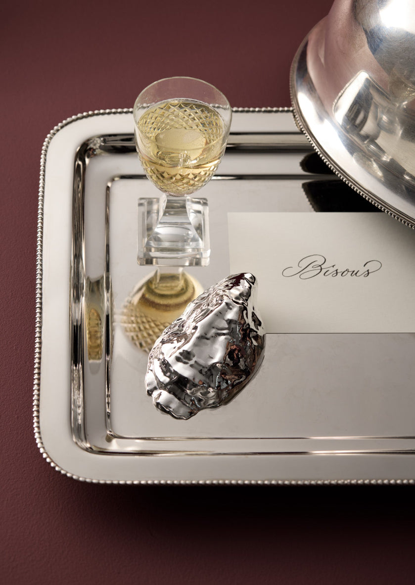 Oyster Shell Bottle Opener - Silver Plated — Skultuna 7