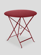 Bistro Folding Table Round - Chili — Cigale & Fourmi
