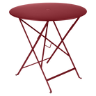 Bistro Folding Table Round - Chili