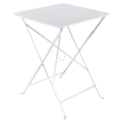 Bistro Folding Table Square - Cotton White