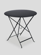 Bistro Folding Table Round - Liquorice — Cigale & Fourmi