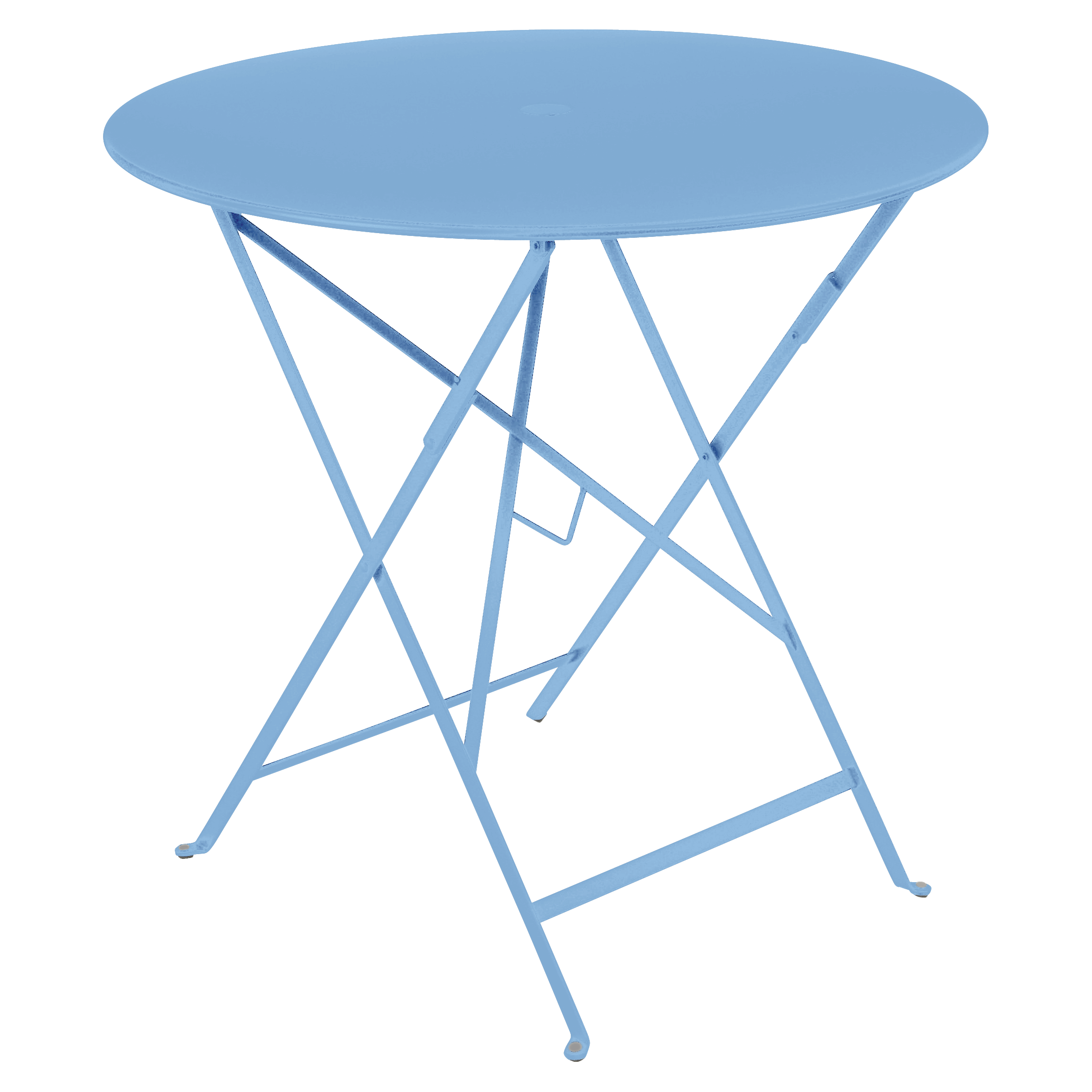 Bistro Folding Table Round - Maya Blue