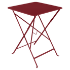 Bistro Folding Table Square - Chili