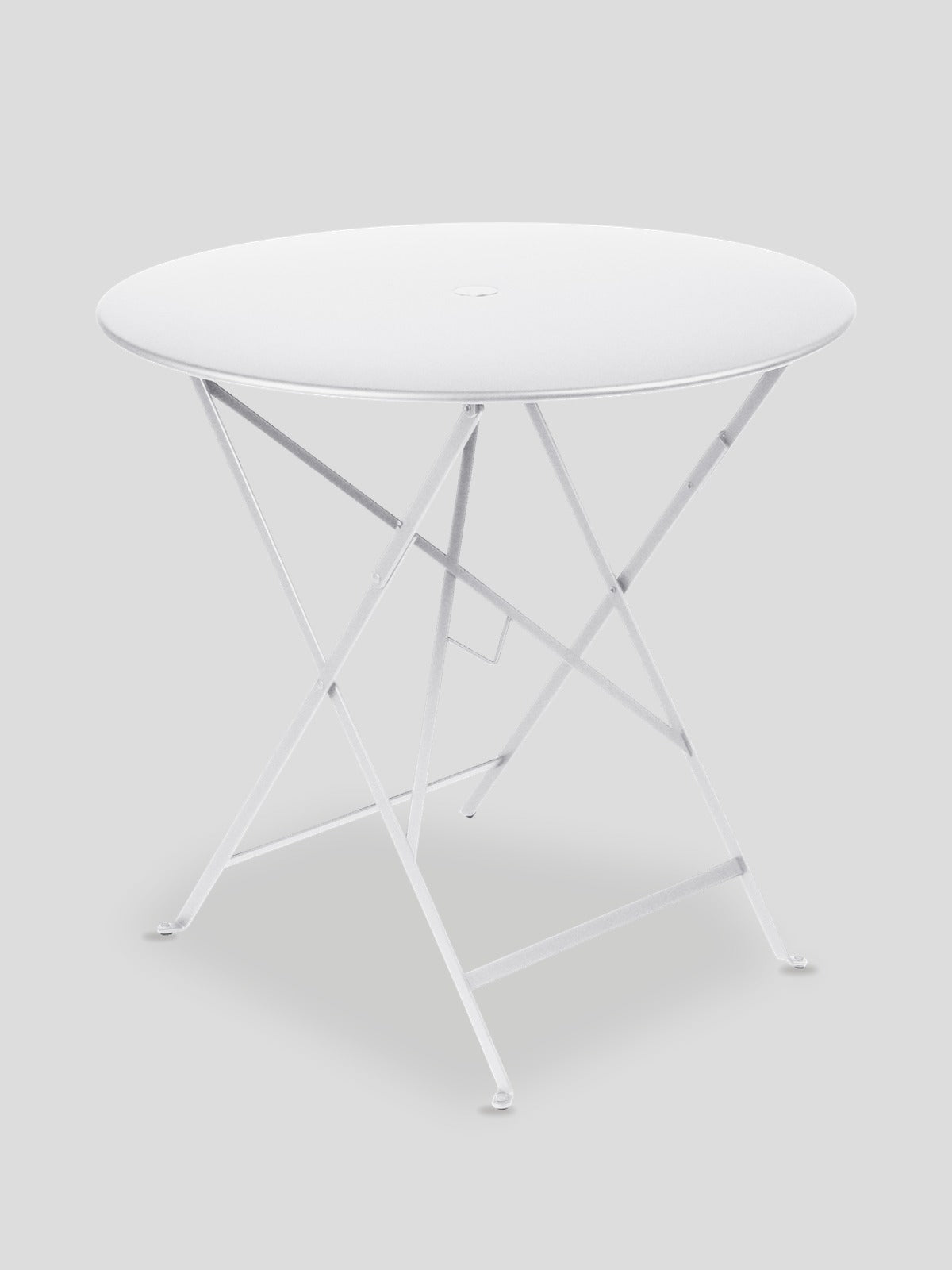 Bistro Folding Table Round - Cotton White — Cigale & Fourmi