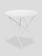 Bistro Folding Table Round - Cotton White — Cigale & Fourmi