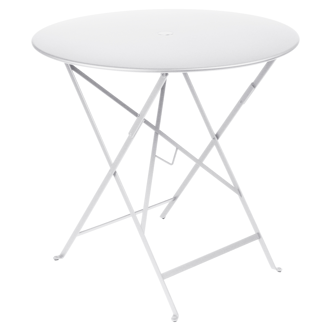 Bistro Folding Table Round - Cotton White