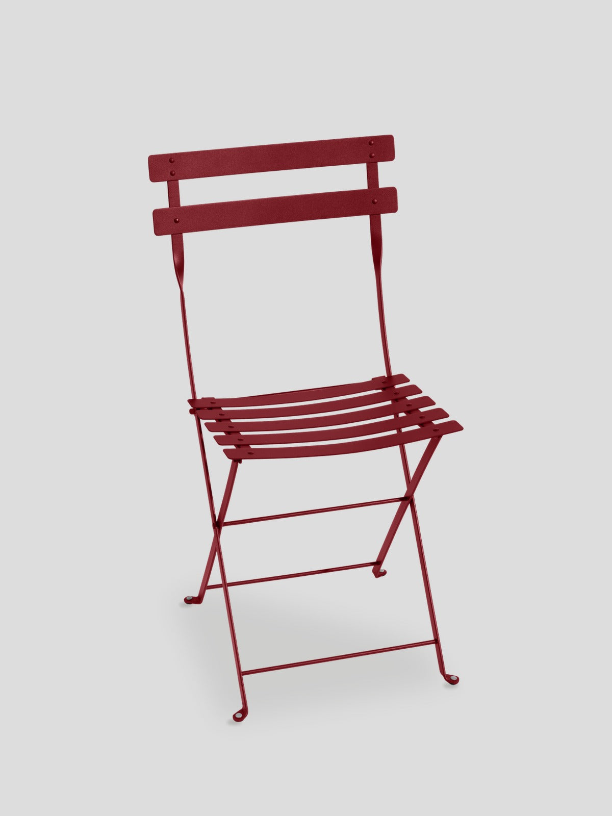 Bistro Metal Folding Chair - Chili — Cigale & Fourmi