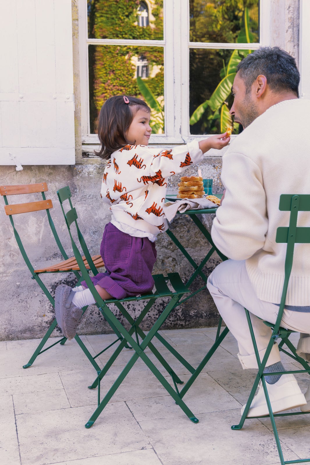 Bistro Metal Folding Chair - Cedar Green