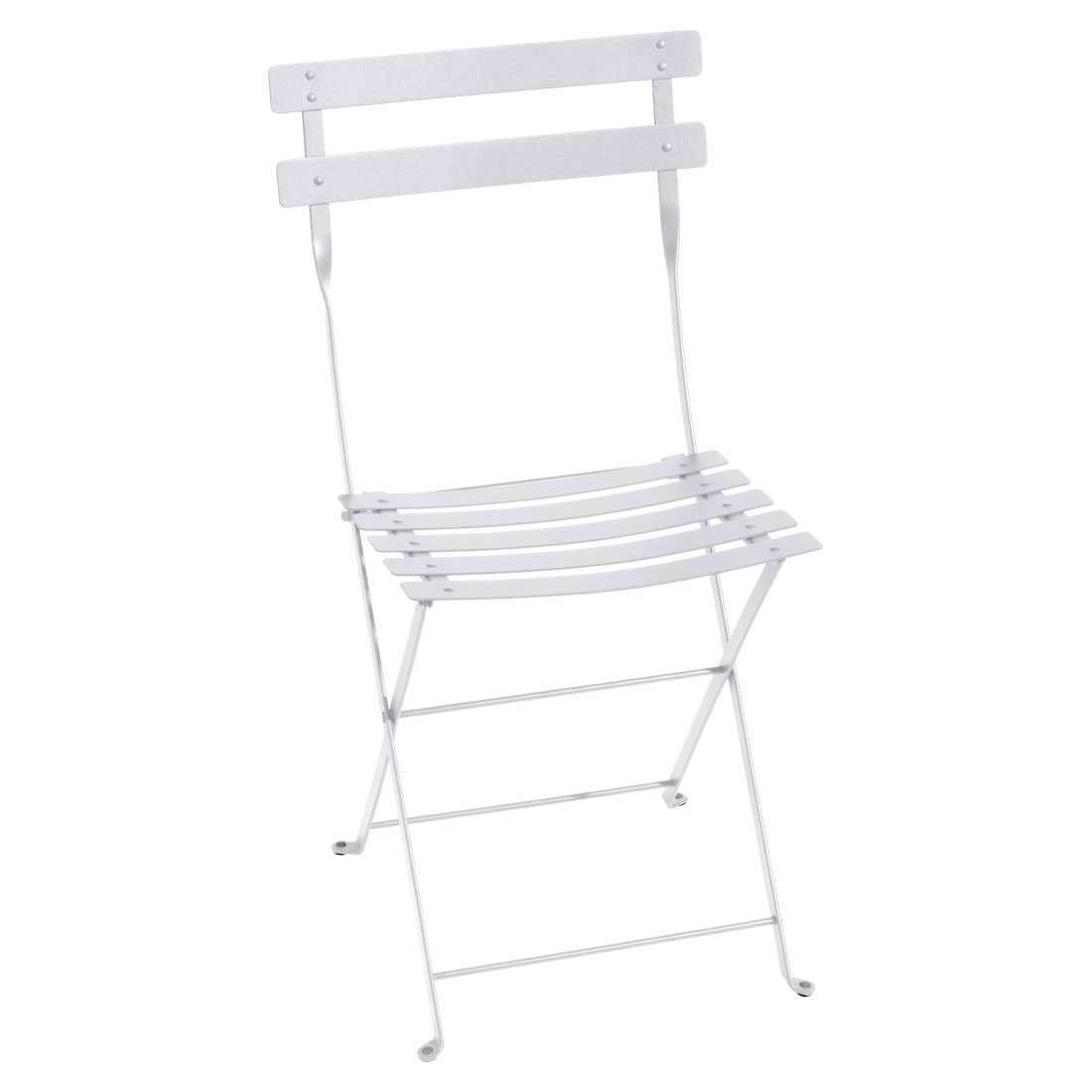 Bistro Metal Folding Chair - Cotton White