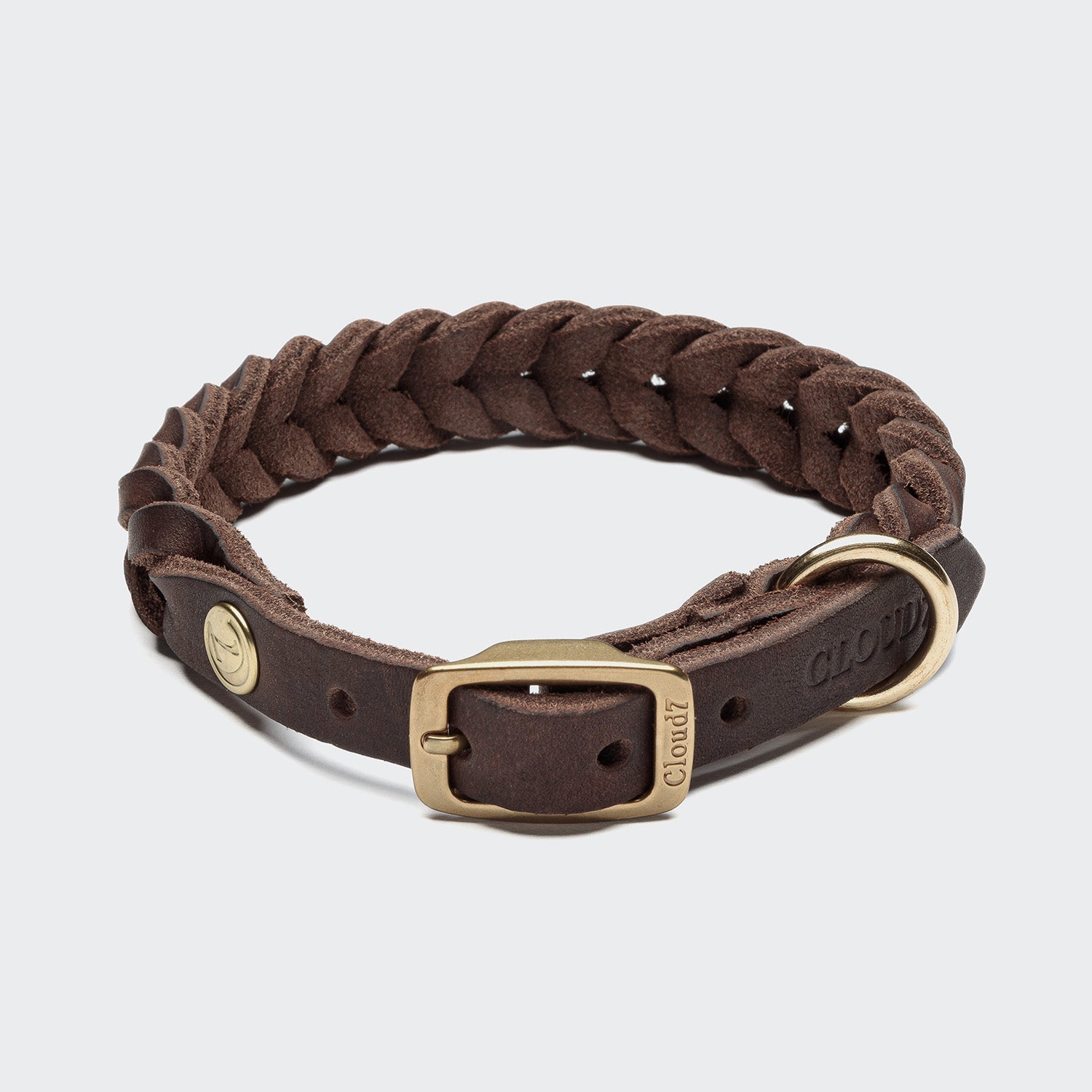Dog Collar Central Park - Saddle Brown — detail 2