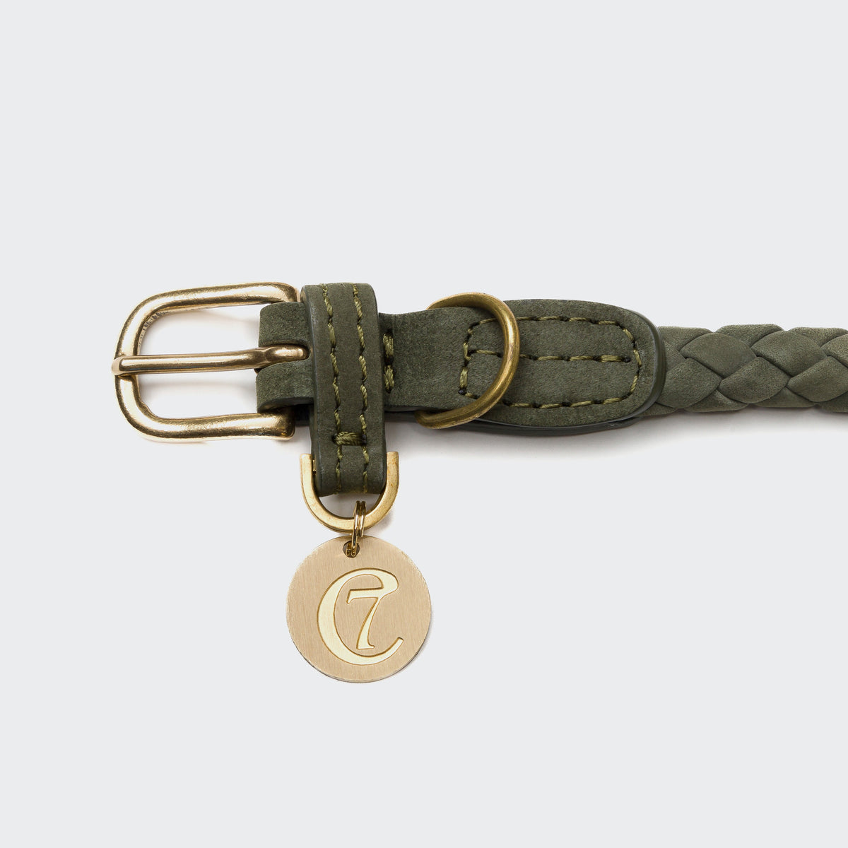 Dog Collar Ravello - Moss — detail 4