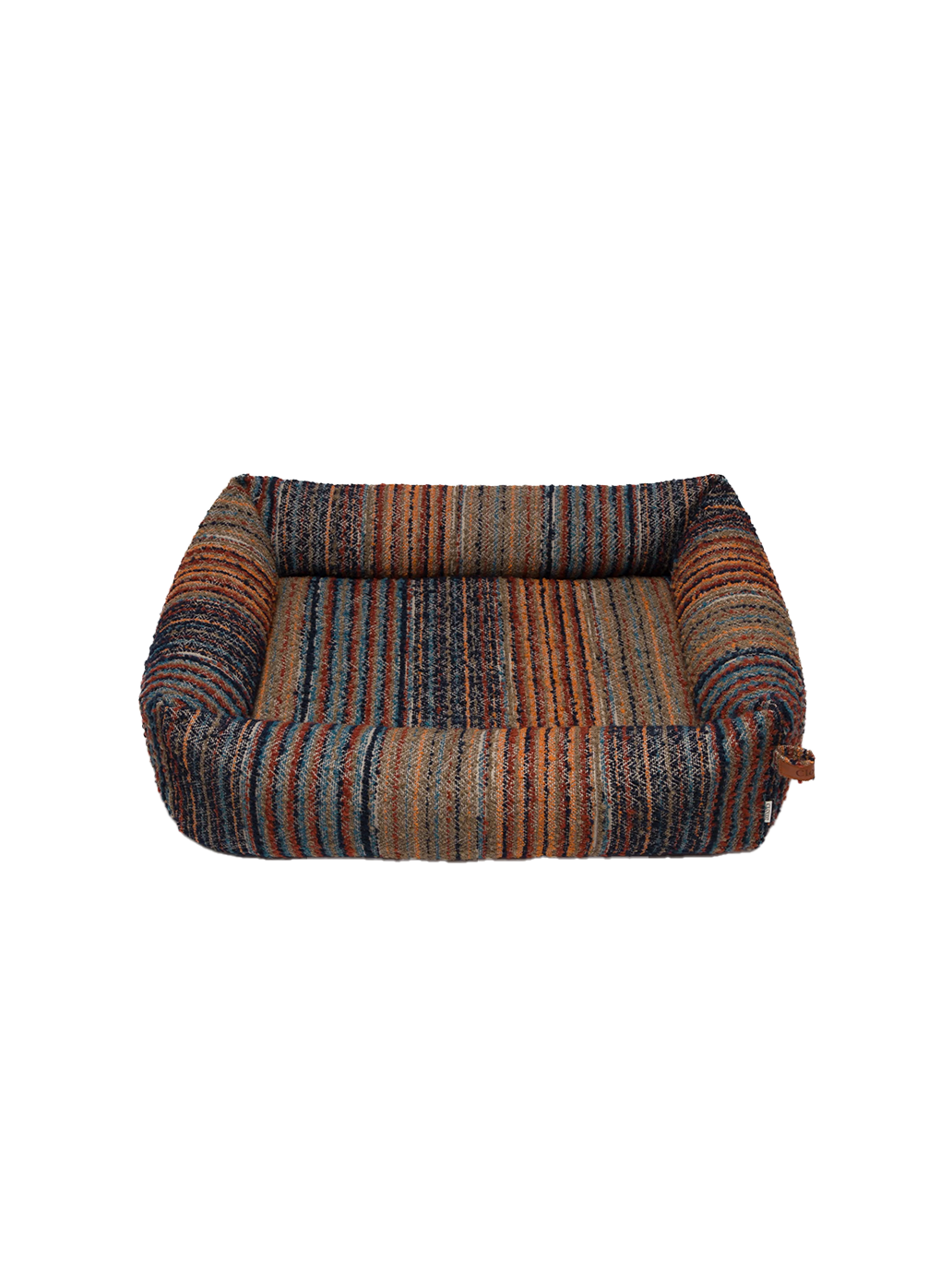 Dog Bed Sleepy Stripes - Blue/Red — original Cloud7 product image