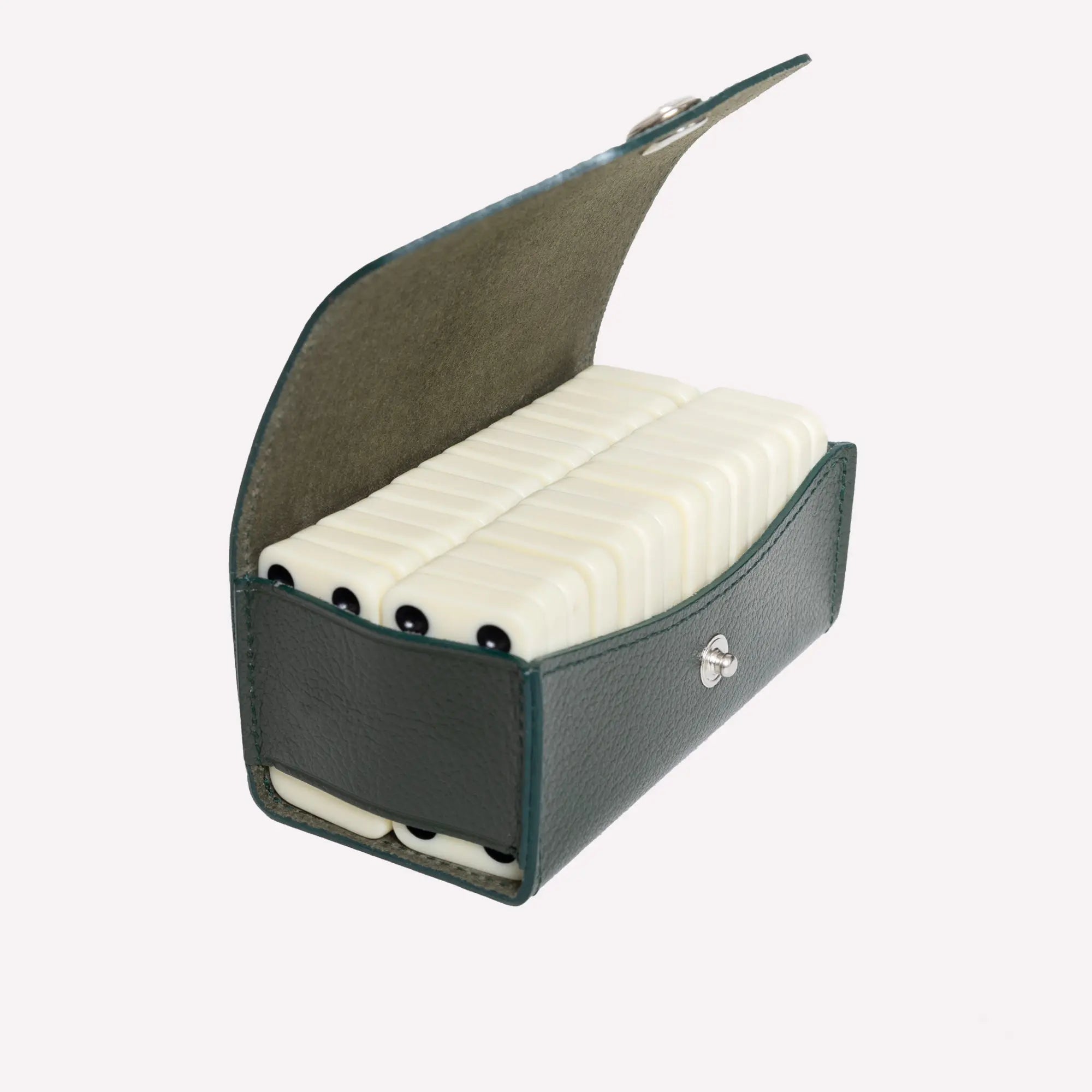 Capra Dominoes Set – Forest Green