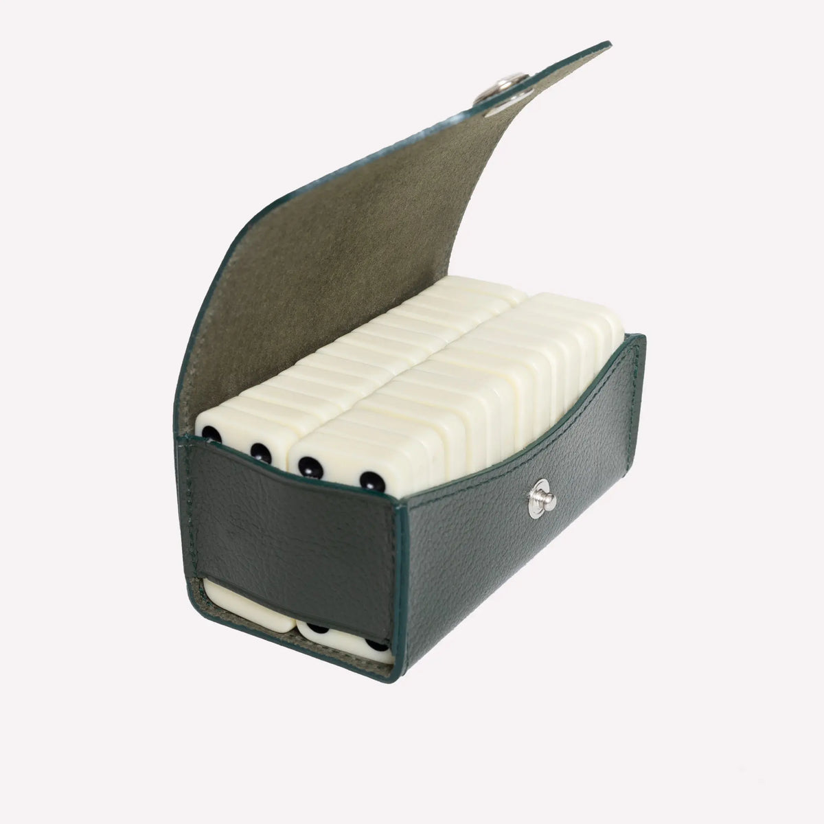 Capra Dominoes Set – Forest Green