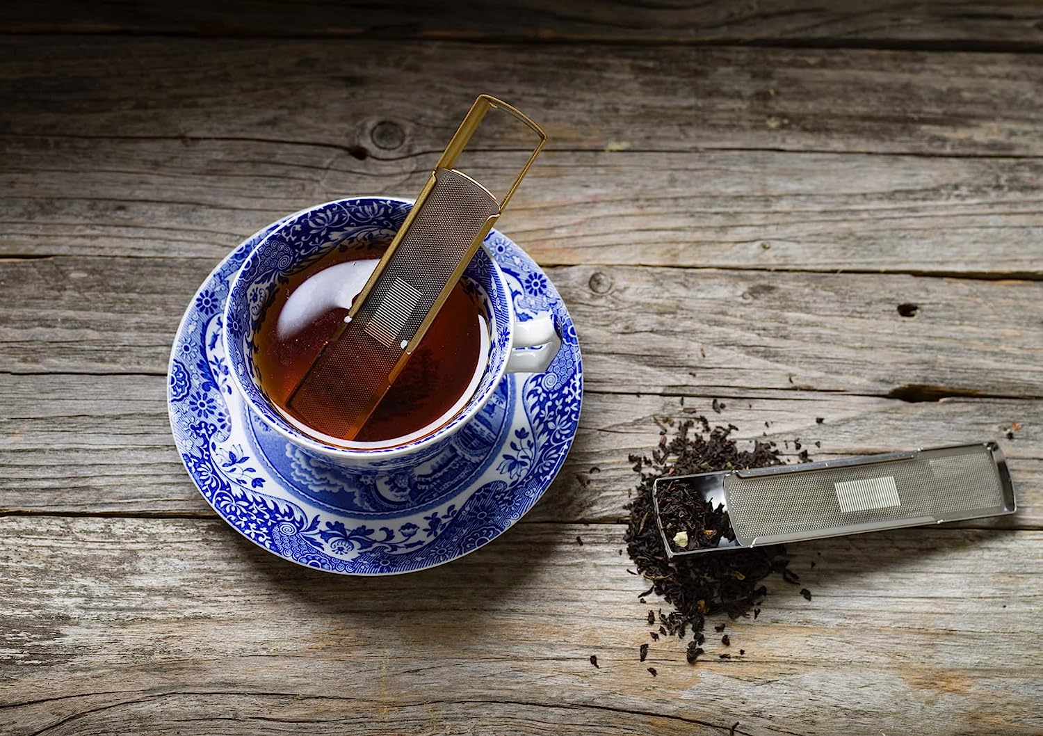 Teainfuser - Stainless Steel Gold - Cigale &  Fourmi