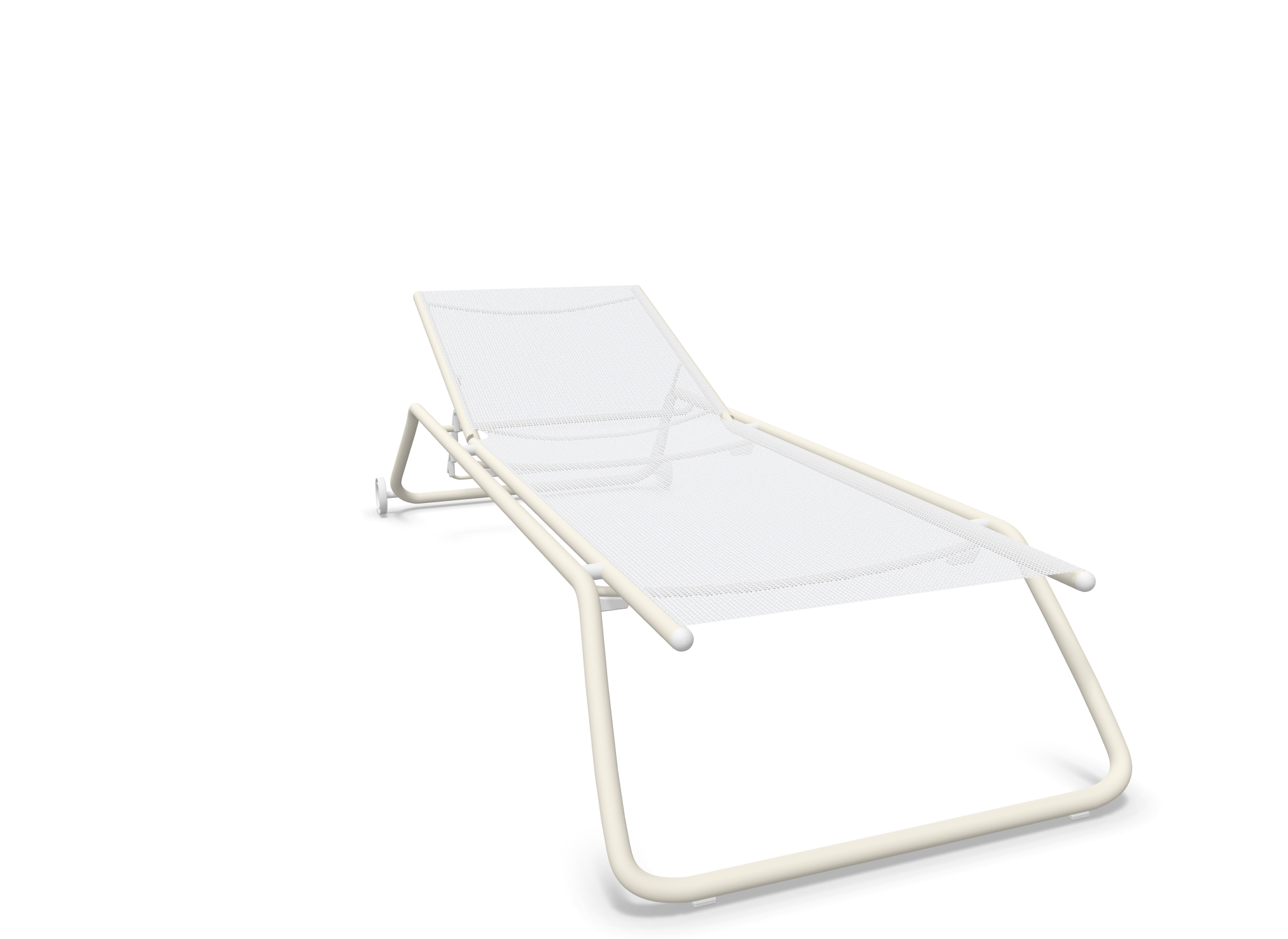 Snooze Sun Lounger - White - Cigale &  Fourmi
