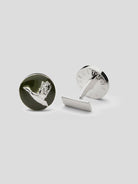 Hunter Cufflinks - Silver plated - Flying Duck — Skultuna