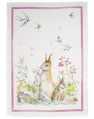 Kitchen Towel - Bunnies / Remi Rosa — Tessitura Toscana Telerie