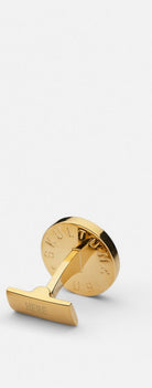 Cufflinks - Gold plated/Green/Purple - Golf — Skultuna 4
