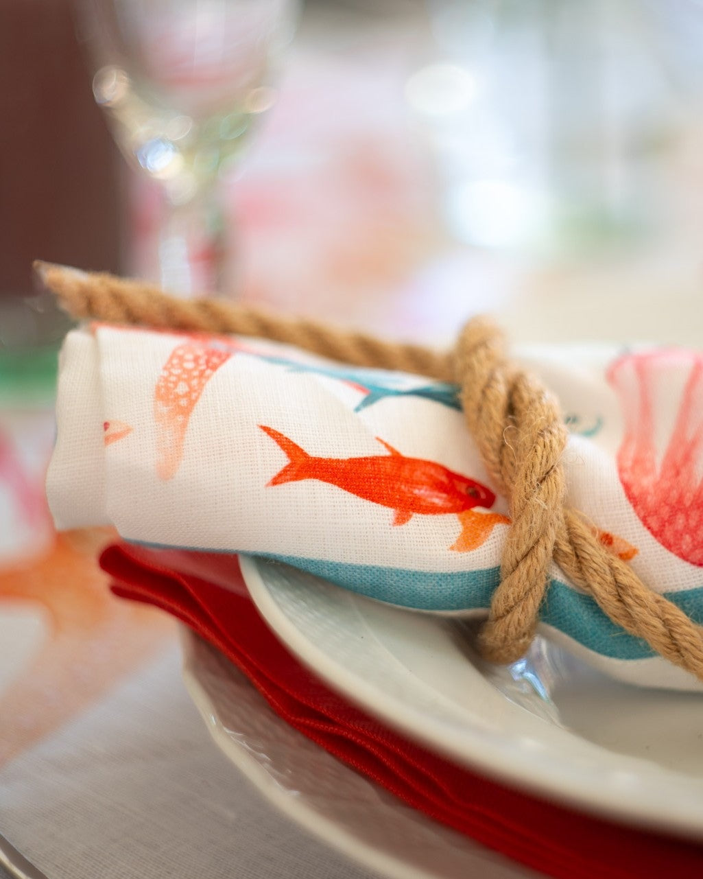 Napkin - Ondiva — Tessitura Toscana Telerie
