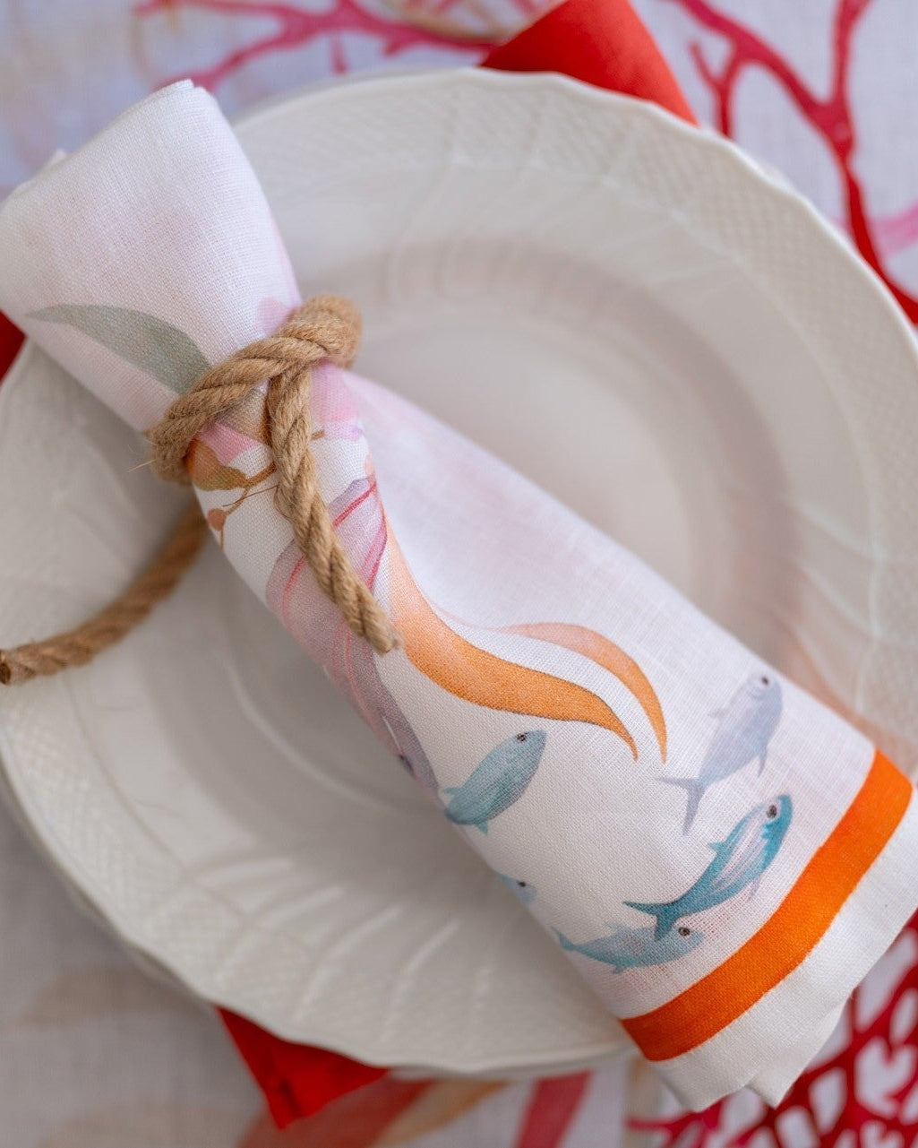 Napkin - Ondiva — Tessitura Toscana Telerie
