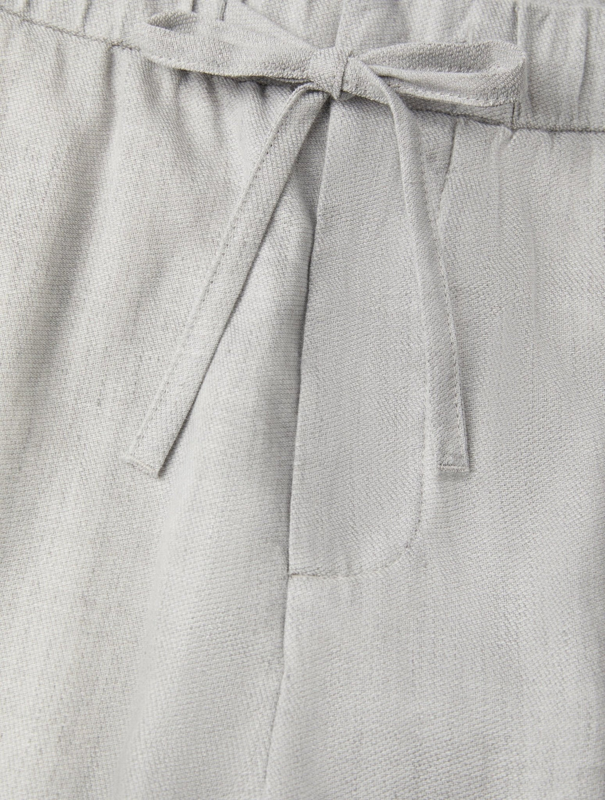 Oscar Linen Chinos - Light Melange Grey — Frescobol Carioca