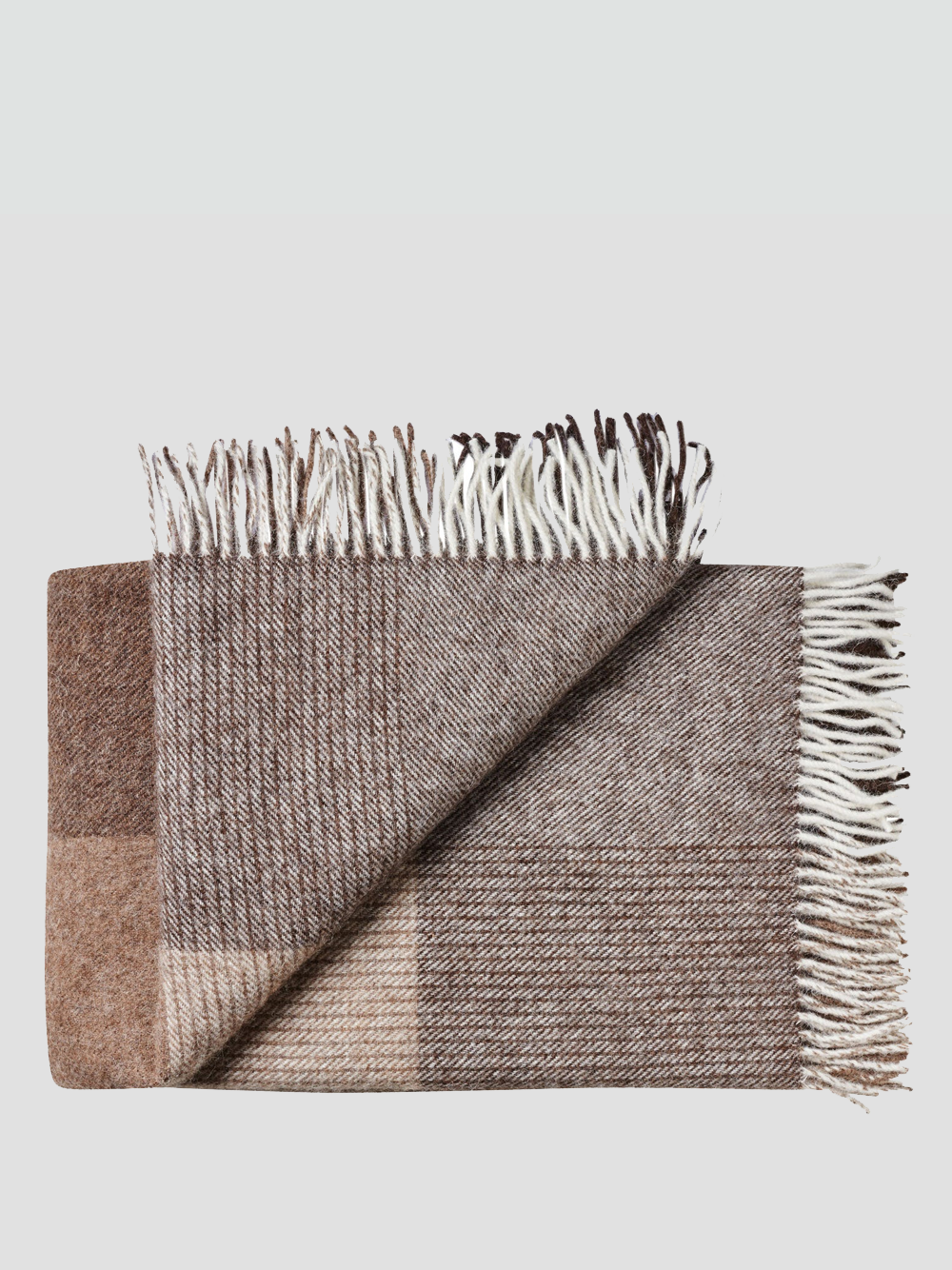 Oxford Blanket / Throw - Shades Brown - Cigale &  Fourmi