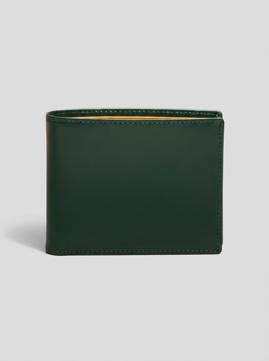 bridle hide billfold wallet with purse