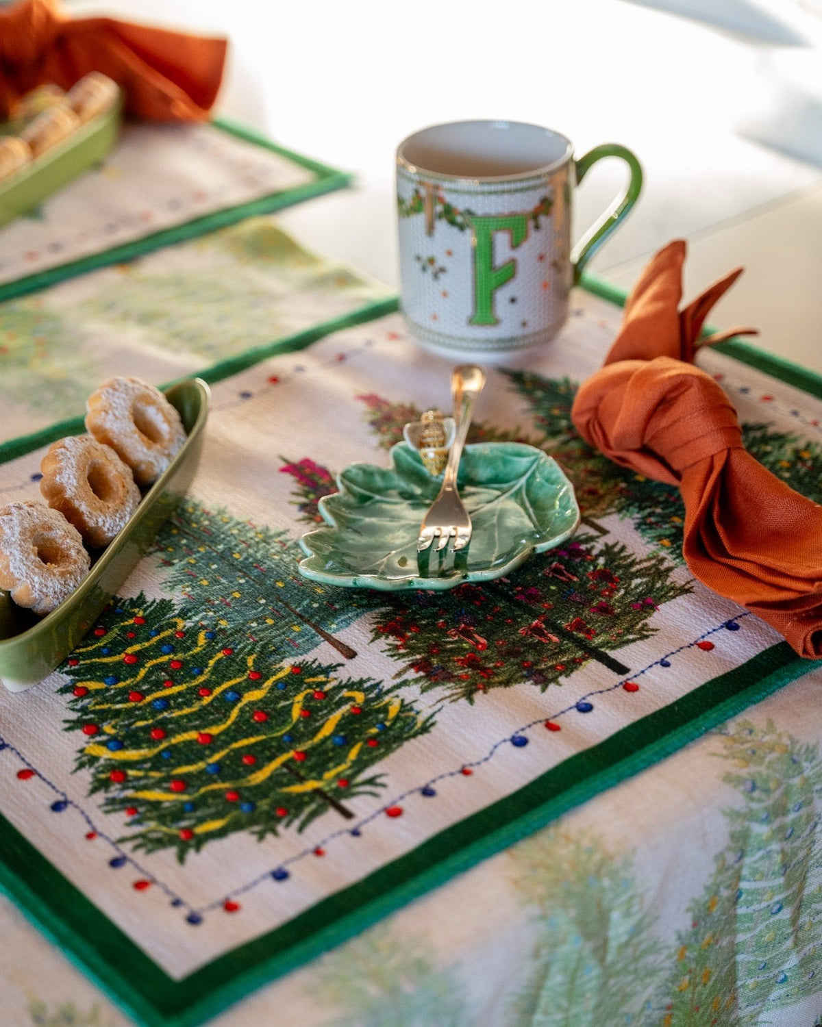 Placemat - Fairy Trees - Fabric — Tessitura Toscana Telerie