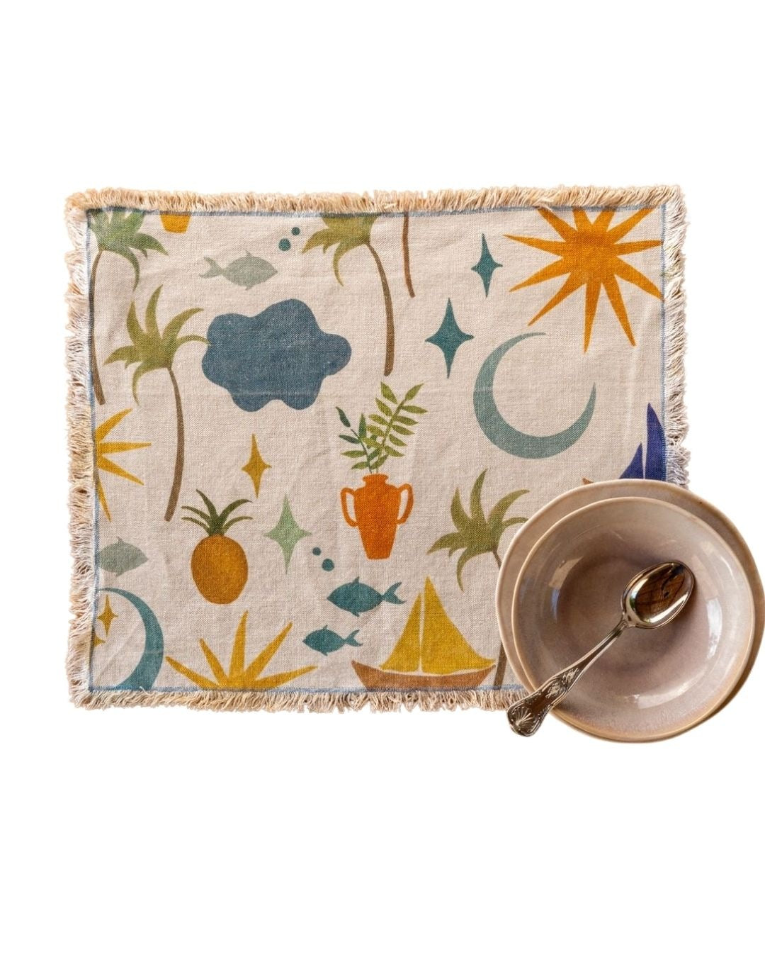 Placemat - Finisterrae - 100% Linen — Tessitura Toscana Telerie