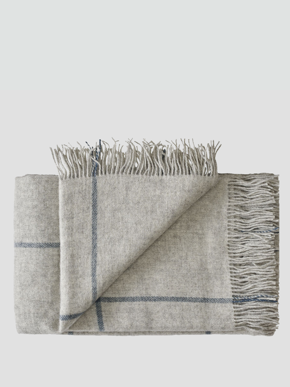 Mando Blanket / Throw - Light Grey - Cigale &amp;  Fourmi
