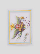 Kitchen Towel - Pesciflora Turquoise — Tessitura Toscana Telerie