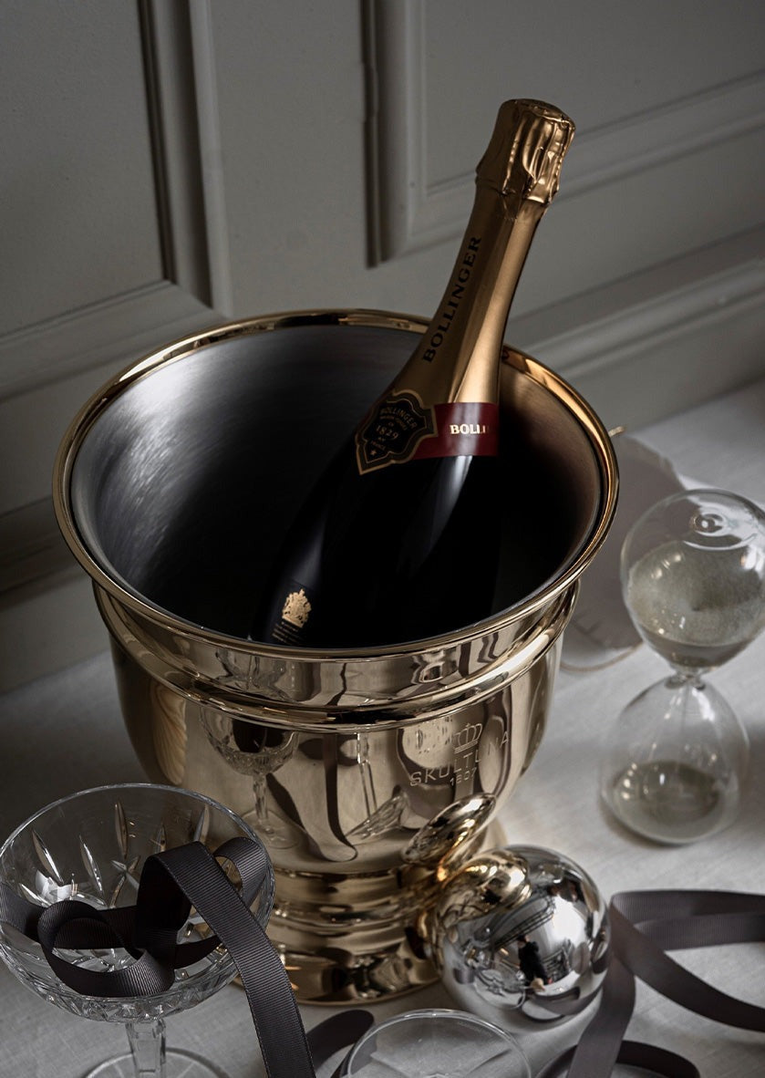 Champagne & Wine cooler - Brass — Skultuna 11
