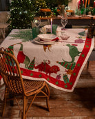 Tablecloth - Jurassic Xmas — Tessitura Toscana Telerie