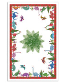 Tablecloth - Jurassic Xmas — Tessitura Toscana Telerie