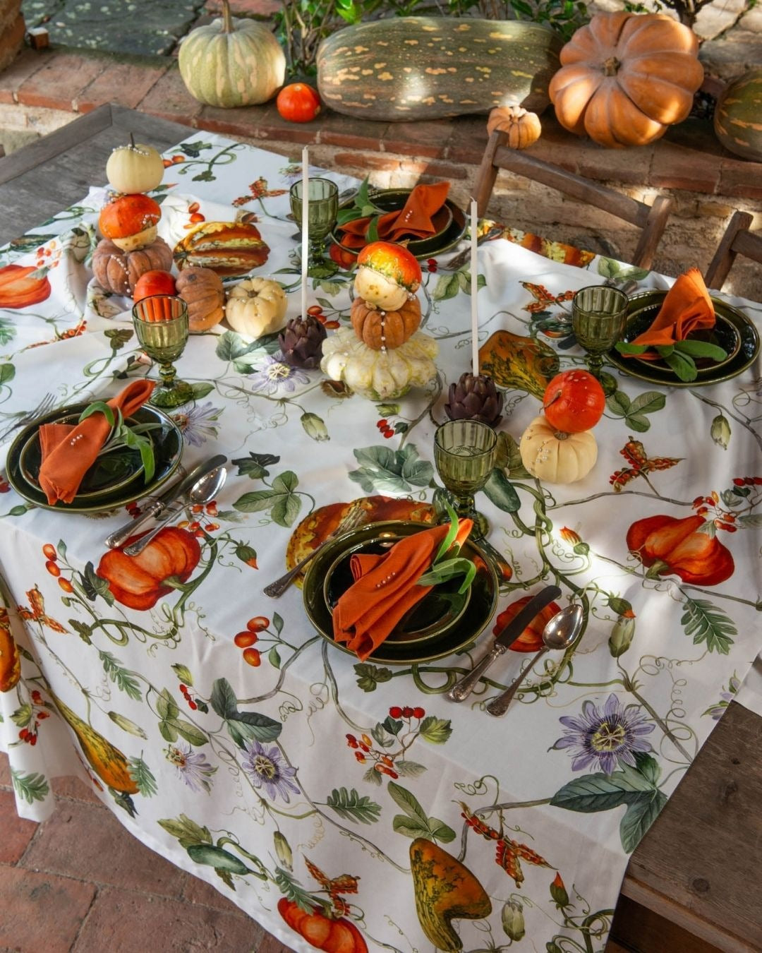 Tablecloth - Kurbis — Tessitura Toscana Telerie