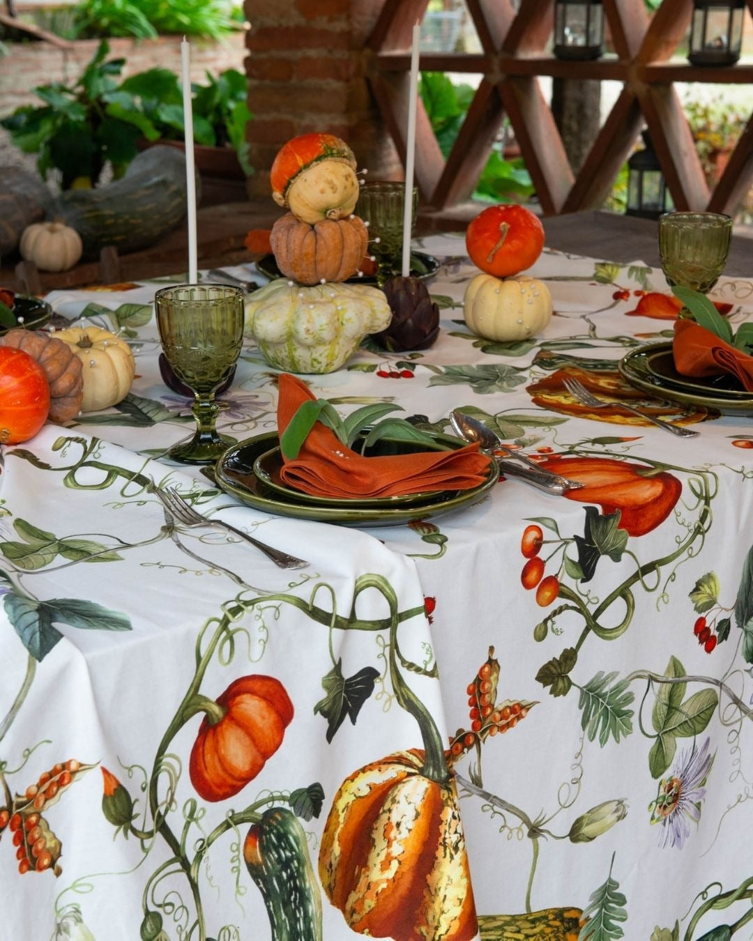 Tablecloth - Kurbis — Tessitura Toscana Telerie