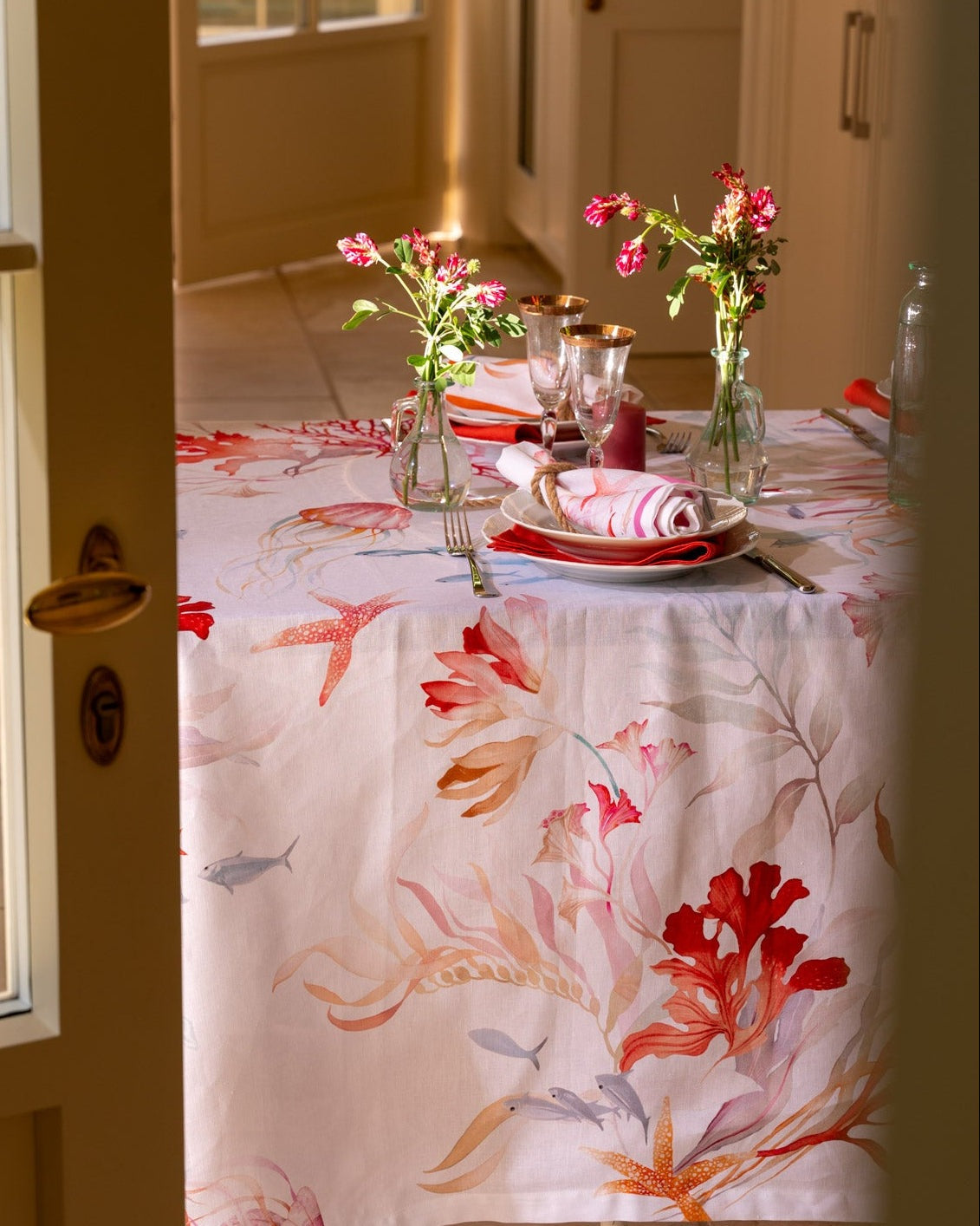 Tablecloth - Ondiva — Tessitura Toscana Telerie